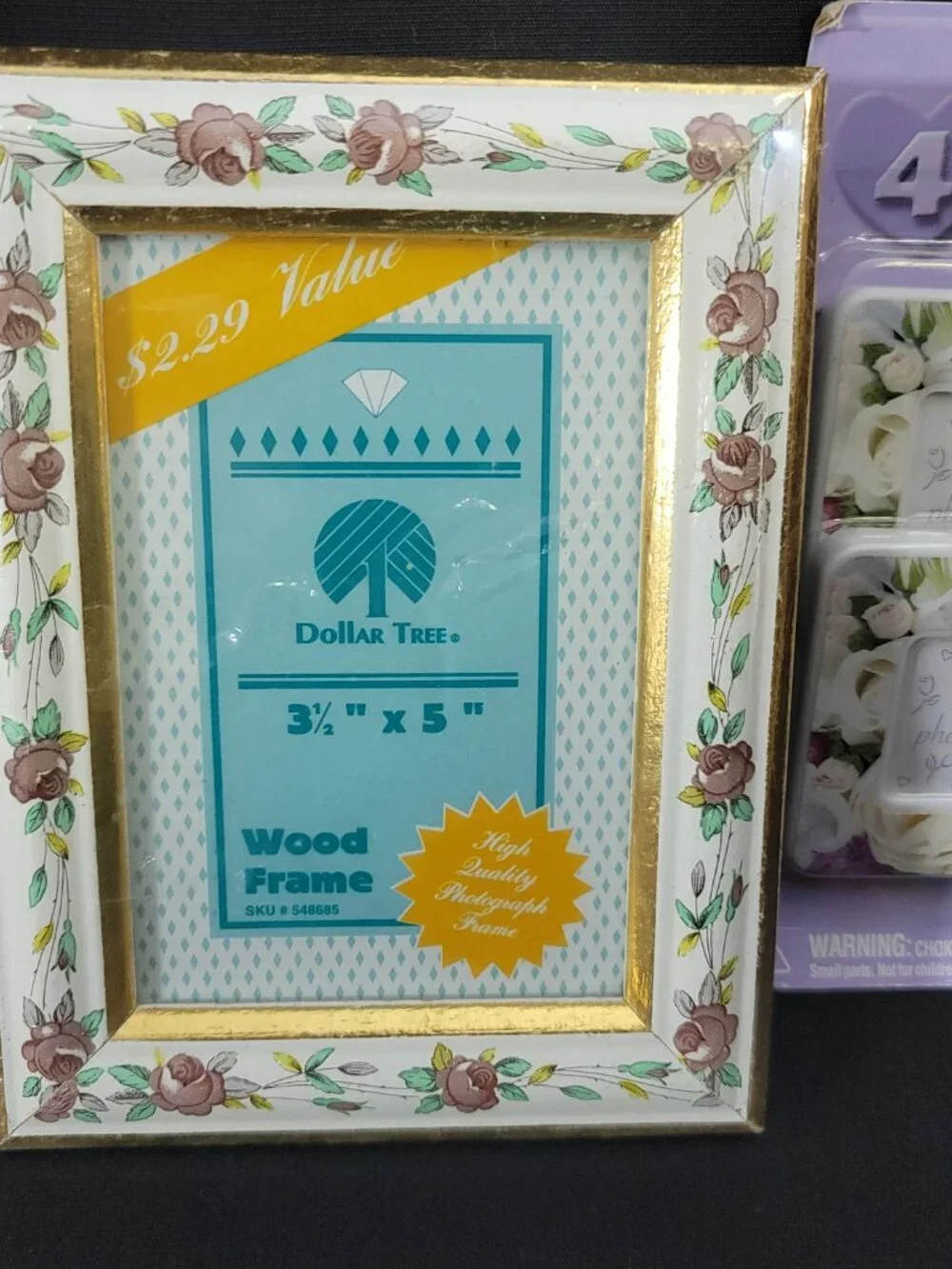 Vintage Wedding Bridal Floral Photo Frames Lot 9 DesignWare Magnetic NOS